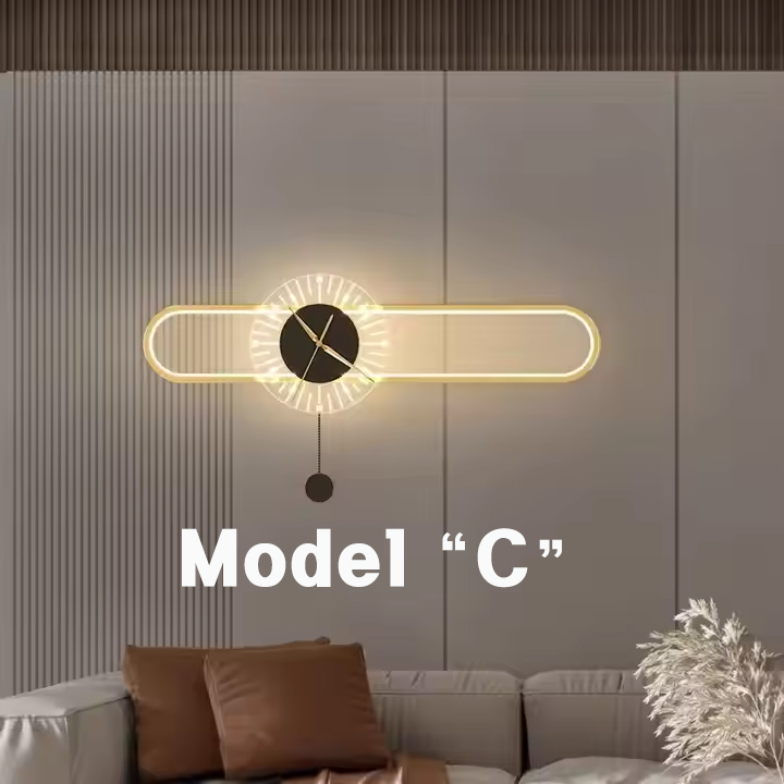 인테리어 3 DESIGN 벽시계 조명