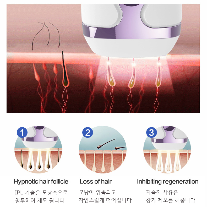 T-1 IPL NEW 여성 제모기
