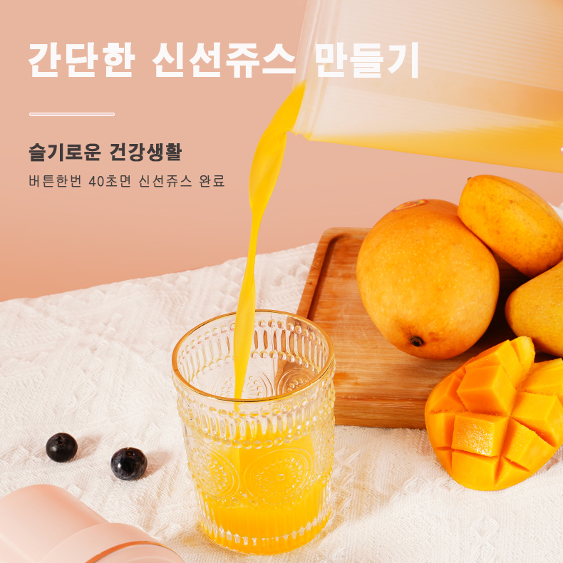QC-06 휴대용 쥬스믹스기